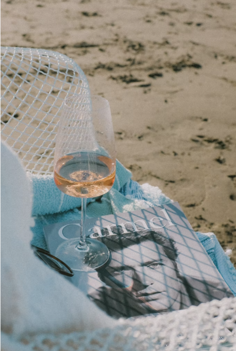 wine and beach